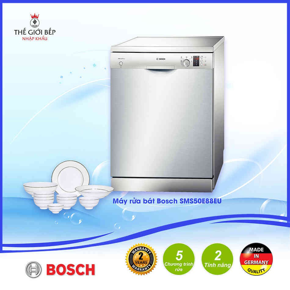 MÁY RỬA BÁT BOSCH SMS50E88EU