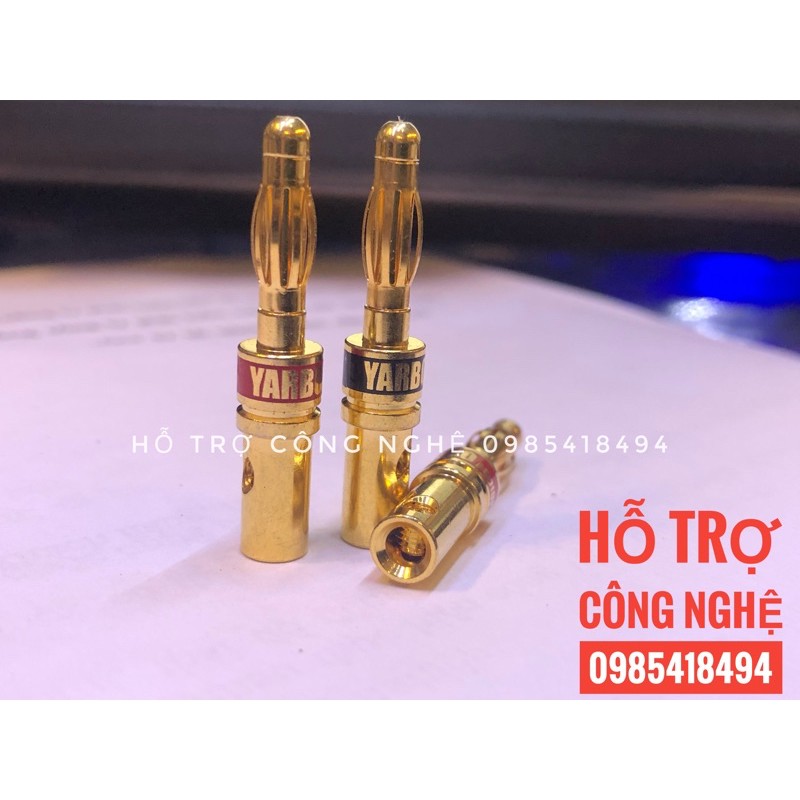 Jack cắm loa bắp chuối YARO Audiophile Đức- giá bán 1 chiếc