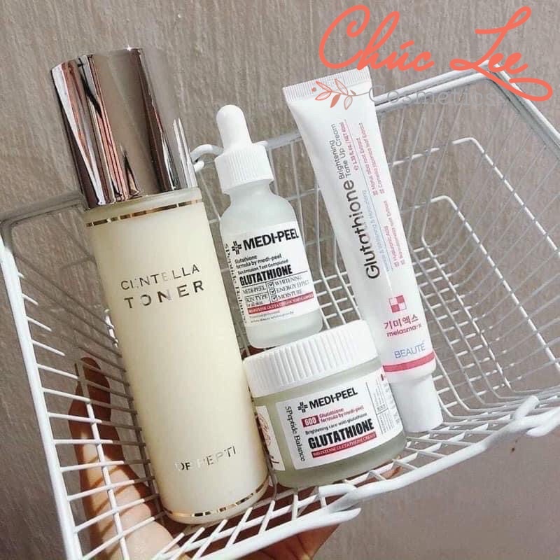 Combo mỹ phẩm dưỡng trắng da Medi Peel Hàn Quốc