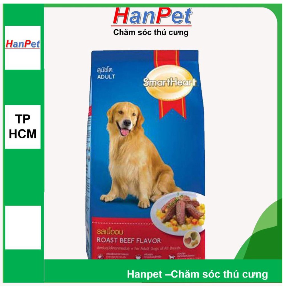 HN-Thức ăn hạt cao cấp SmartHeart Adult (dành cho chó trên 1 năm tuổi) - gói 400gr - (hanpet 206)