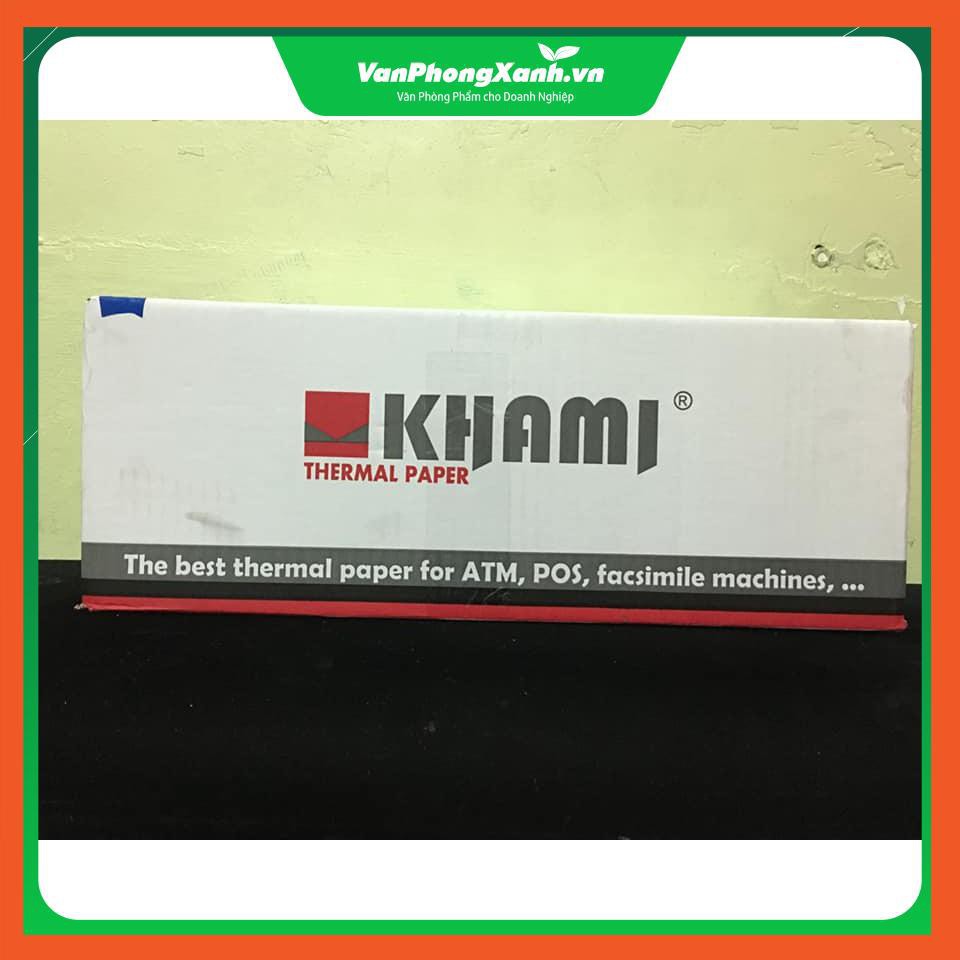 Giấy in hóa đơn nhiệt Khami K80x45 (1 cuộn)[Hoàn tiền nếu không ưng]