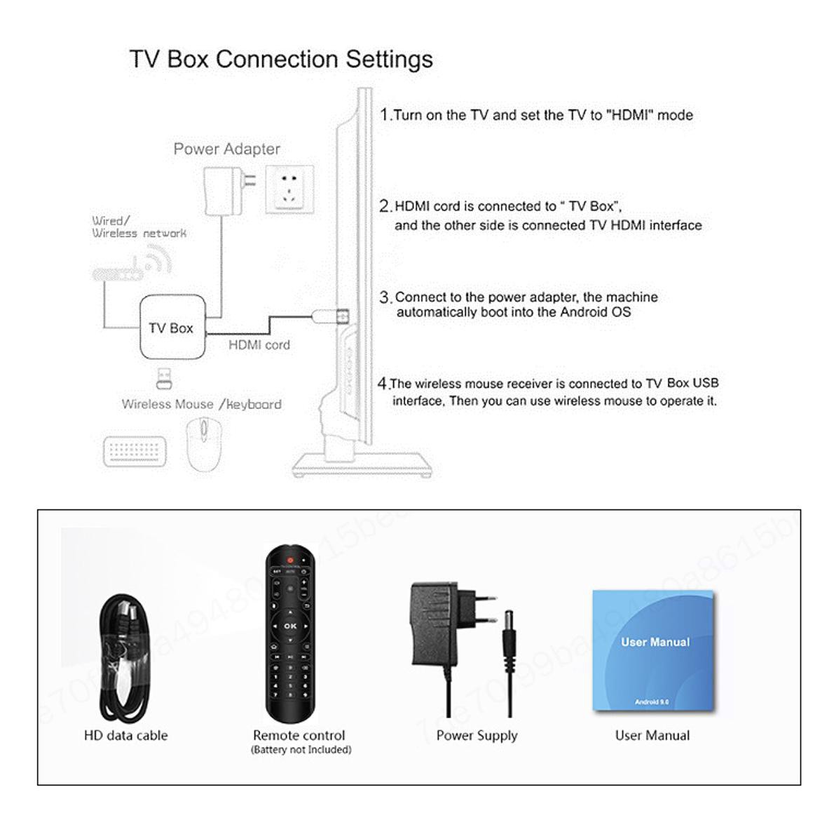 Tv Box X96Q Android 100 Allwinner H313 Pk H96Air Hk1Max Và Phụ Kiện