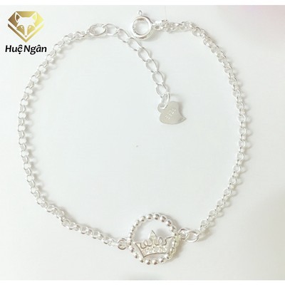 Lắc tay bạc 925 Huệ Ngân - Vương miện đẹp RYB140069