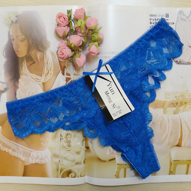 【 Xl L M 3 Cái Mua Sắm Mini 】T037# Quần Lót Nữ Phối Ren Thời Trang