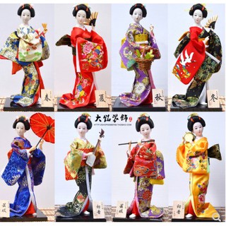 Búp bê Geisha mặc Kimono Nhật Bản