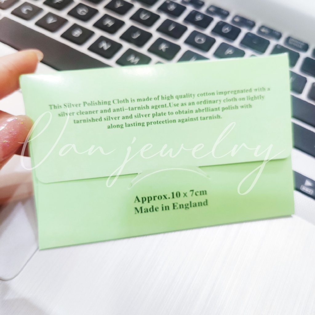 Khăn lau bạc Khăn hỗ trợ làm bóng sáng trang sức bạc Van Jewelry V10717