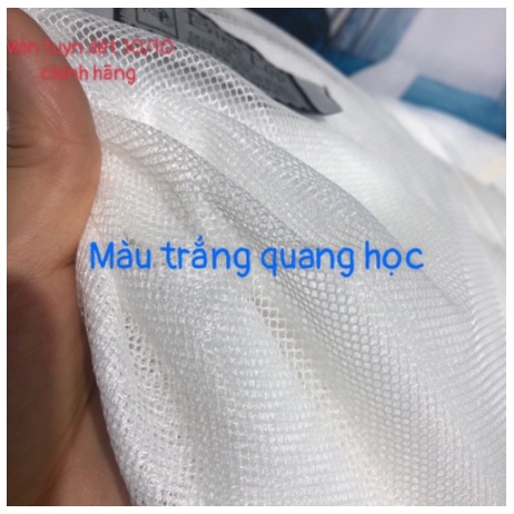 [Mẫu Mới 2022] Màn Tuyn Mùng Tuyn Chống Muỗi Chất Lượng Cao Dệt 10/10, Màn Tuyn Trắng Chính Hãng Có Tem 7 Màu