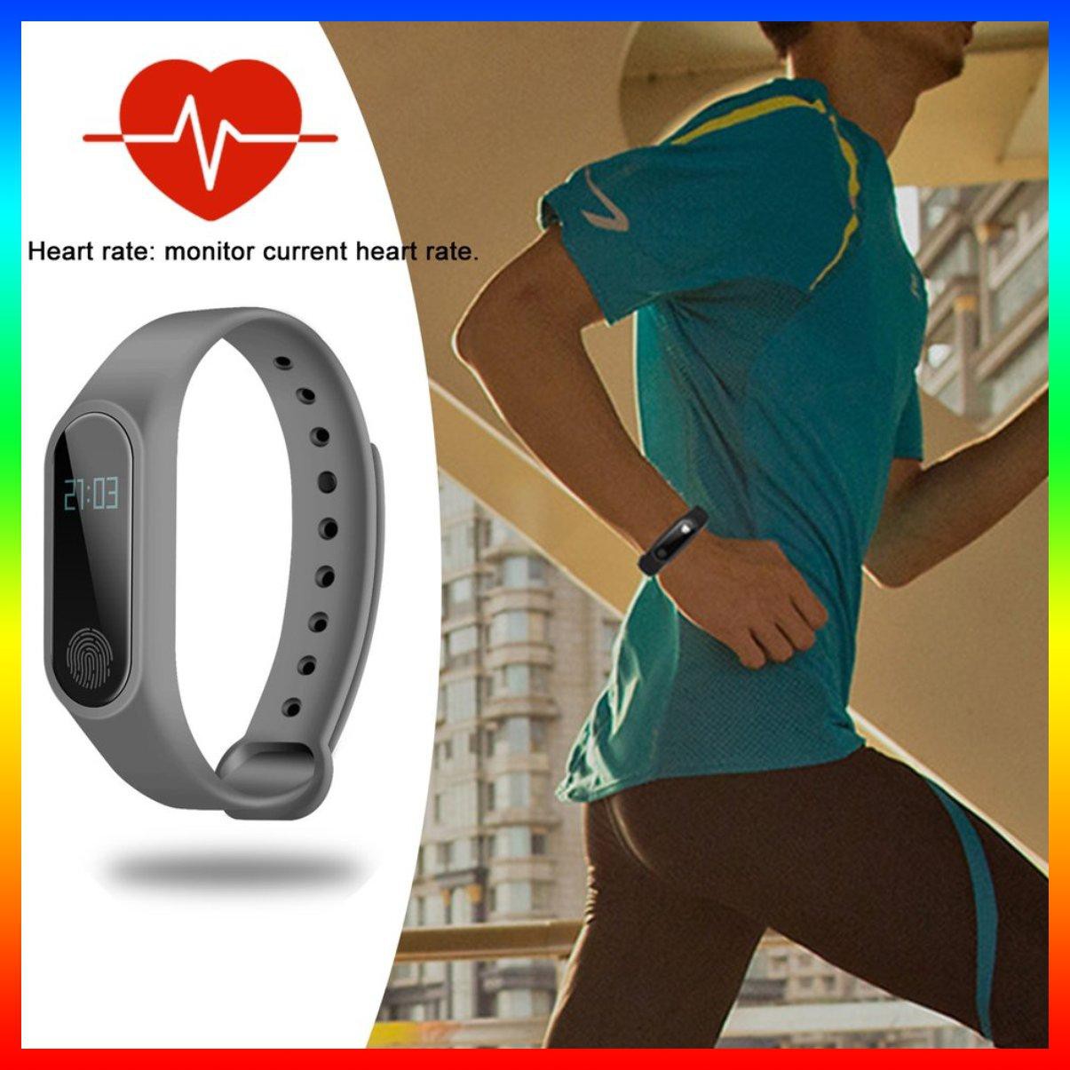 [Mới]0.42 Inch OLED Smartband Heart Rate Monitor Time Display Smartband