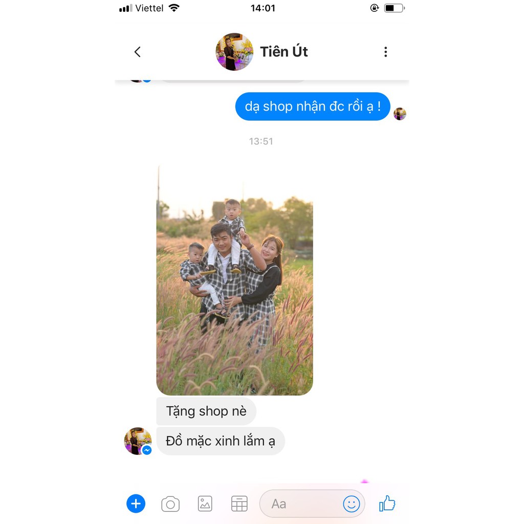 Combo Sơ Mi Váy Gia Đình Fig Tree Mã 168B Caro Đen Nữ Kèm Áo Thun