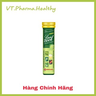 Viên Sủi Thanh Nhiệt Live Cool Hương Chanh Tuýp 16 Viên