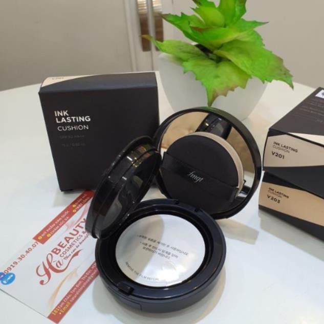 Phấn nước trang điểm lâu trôi che phủ tốt khuyết điểm hàn quốc The Face Shop fmgt Ink Lasting Cushion 15g SPF30 PA++ | BigBuy360 - bigbuy360.vn