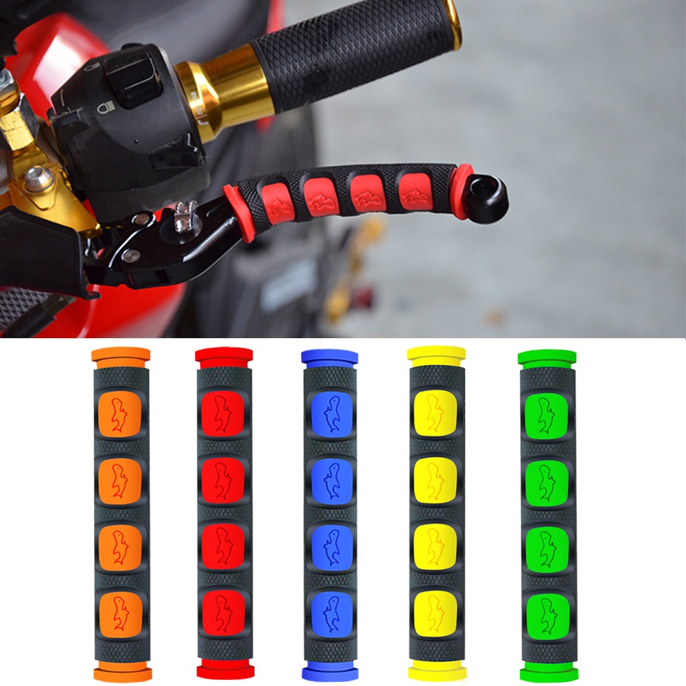 Set 2 Vỏ Bọc Bảo Vệ Tay Lái Xe Máy Bằng Cao Su