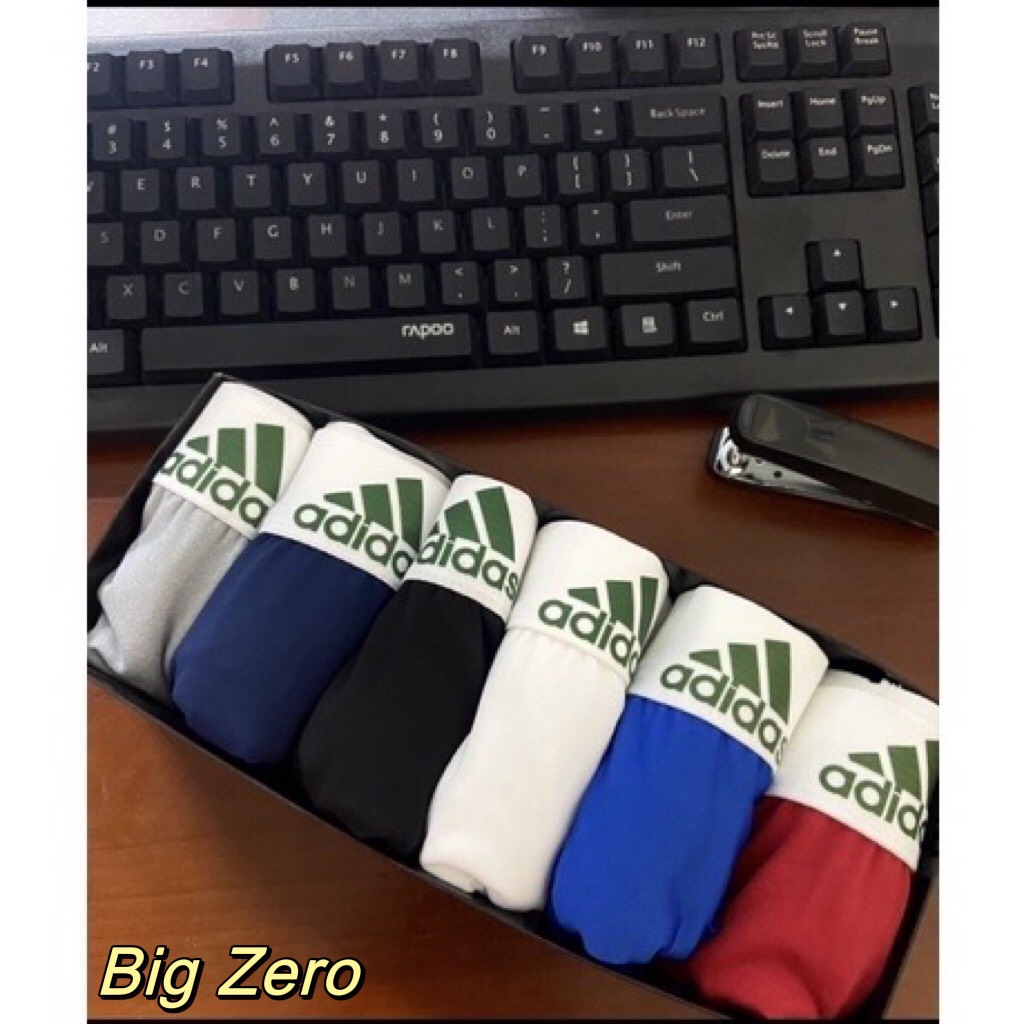 Quần lót nam chất thun lạnh cạp to Logo ADASS trẻ trung, quần sịp nam co giãn 4 chiều thoáng mát