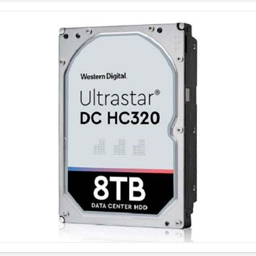 Ổ Cứng Máy Chủ Server HDD Enterprise WD Ultrastar DC HC320 8TB 3.5inch 256MB Cache 7.2K RPM SATA 6Gb/S