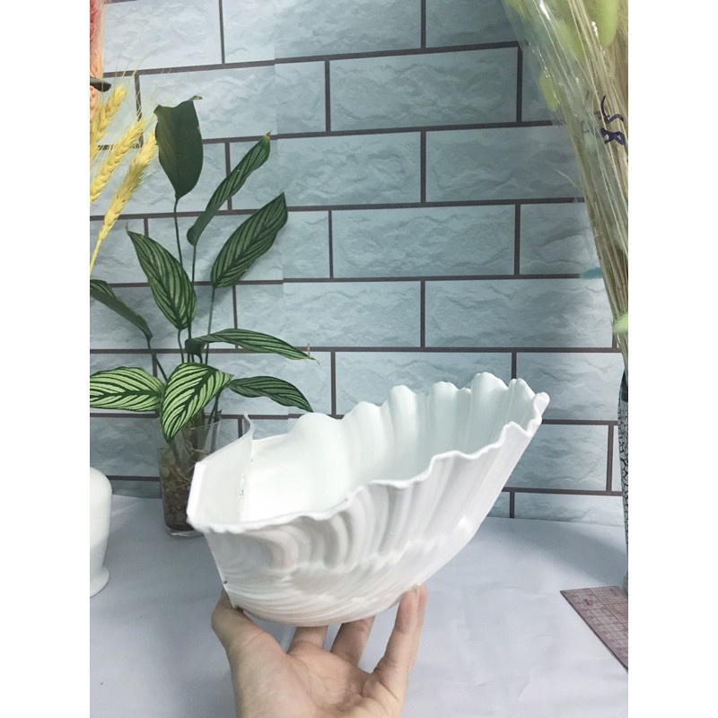 Chậu Ốp SÒ AĐ _Chậu nhựa cứng cao cấp bán nguyệt trồng hoa, cây cảnh treo tường thông minh