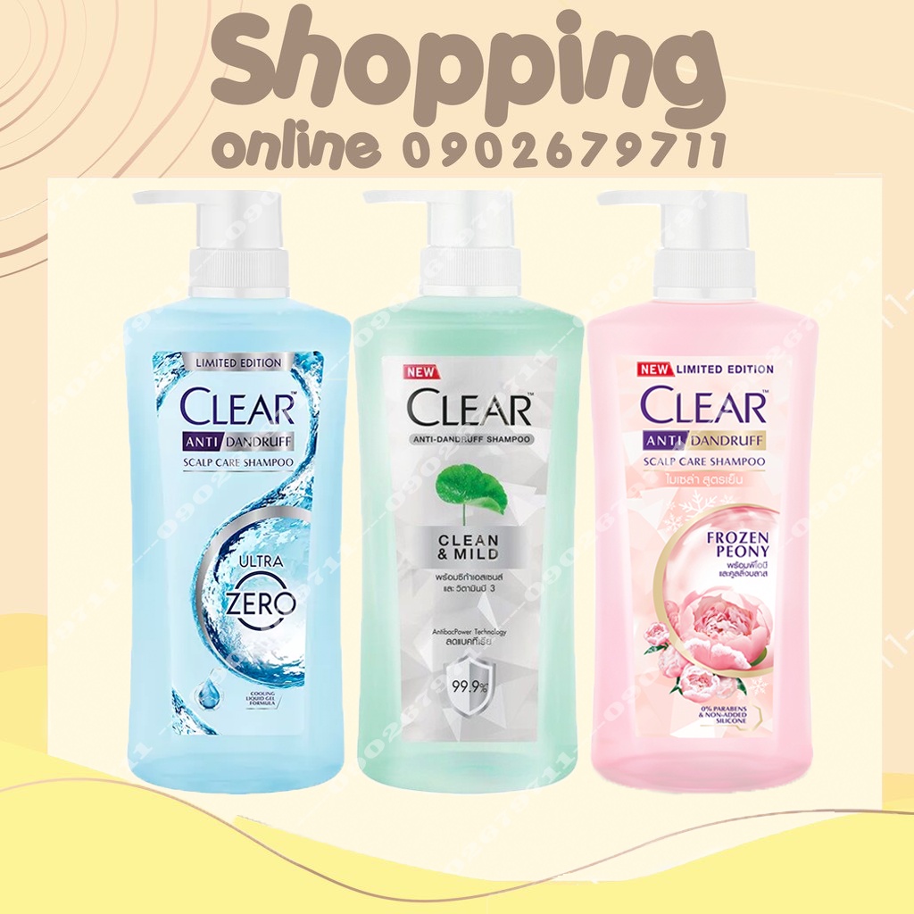 Dầu Gội Clear Thái Mẫu Mới