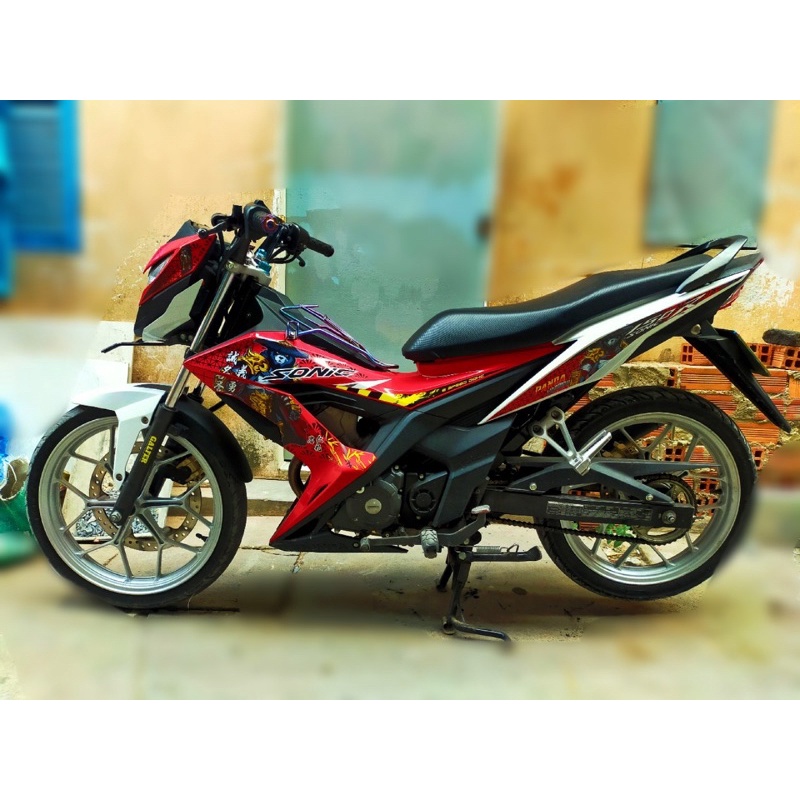 ( Quí khách vui lòng mang ra tiệm cho thợ dán ) Tem Sonic 150 gấu trúc panda