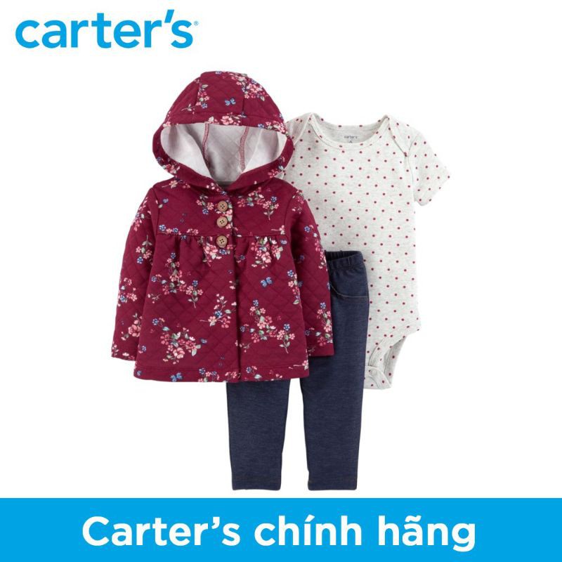 Áo khoác Carter xuất cho bé 3-24m