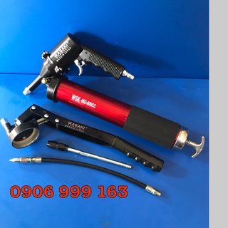Bơm mỡ bò 2 chức năng dùng hơi và dùng tay