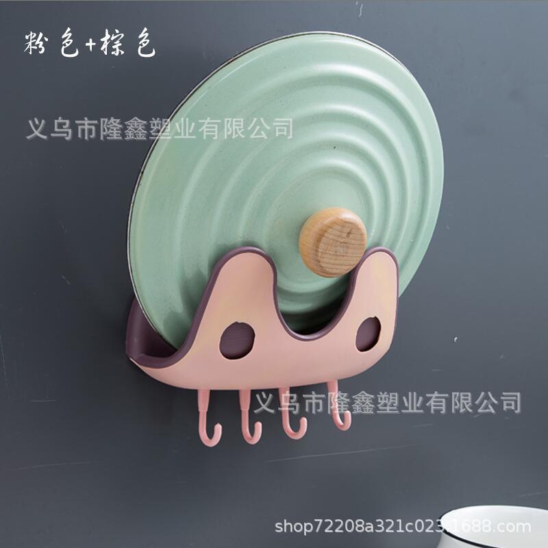 Giá Đỡ Nắp Nồi Hai Tầng Kèm Móc Nối Và Thớt Đa Năng