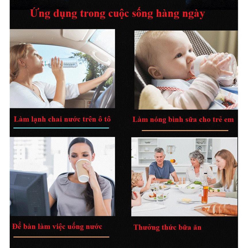 Cốc Làm Lạnh Và Nóng 2 chiều Nhanh  Để Bàn Tiện Dụng Cho Gia Đình / Văn Phòng/Ô tô