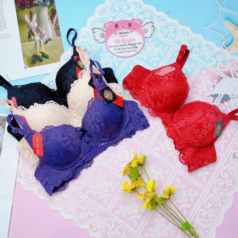 Áo lót ren có gọng mút vừa 3cm ôm trọn vòng 1- nâng ngực tự nhiên cho nàng