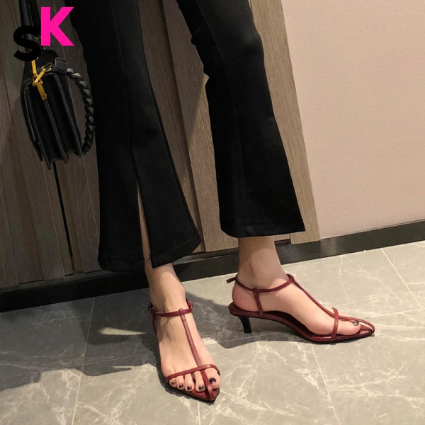 Giày Cao Gót 3cm Mũi Nhọn Phong Cách Hàn Quốc Thời Trang Cho Nữ