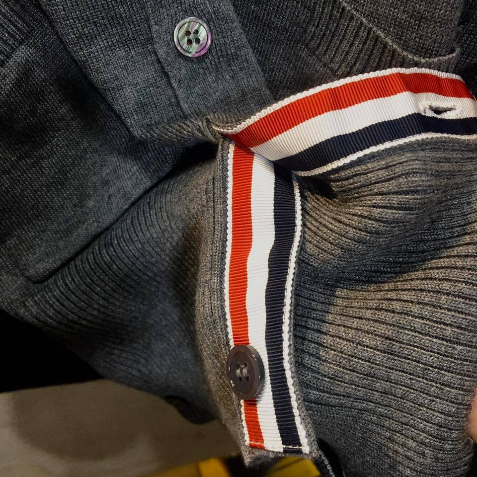 CARDIGAN THOM BROWNE - Áo Cardigan Thom Browne