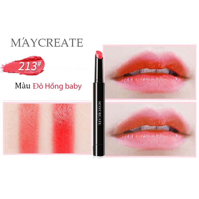 Son thỏi siêu mịn bền màu Maycreate