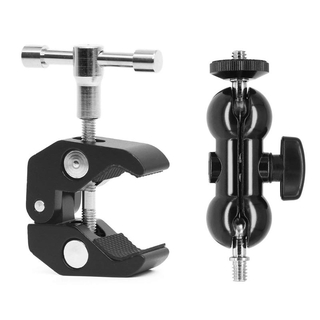 Thích hợp cho INSTA360 ONE X2 X3 RS GOPRO 9 / 8 / 7 / 6 Magic Arm SLR Camera Giá đỡ đa năng Giá đỡ màn hình Giá đỡ đầu bóng giày nóng tay lạ