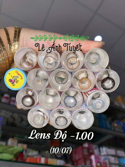 LENS ĐỘ (-0.50 đến -1.75) 55K/ CẶP + KHAY ĐƠN