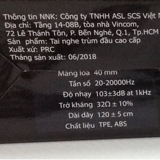 Tai nghe trùm đầu cao cấp.