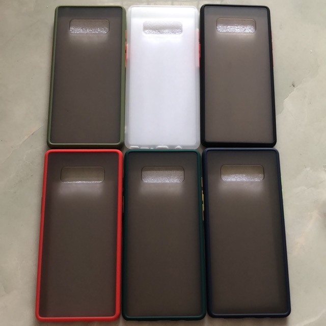 Samsung Galaxy Note 8 Ốp lưng nút si nhám siêu đẹp