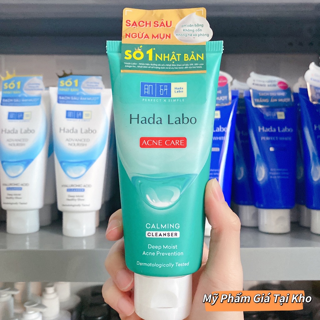 Bộ Dưỡng Ẩm Hada Labo Acne Care Dành Cho Da Mụn, Nhạy Cảm Sạch Sâu Dịu Nhẹ Cải Thiện Sau 7 Ngày (170ml)