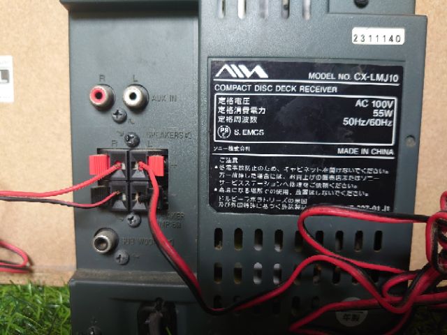 Dàn mini Aiwa nội địa Japan dùng điện 100v