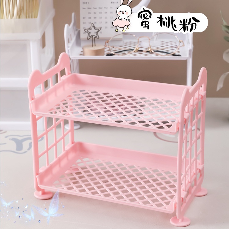 TAILI Giá Đựng Mỹ Phẩm Hai Tầng Có Thể Gập Lại Tiện Dụng