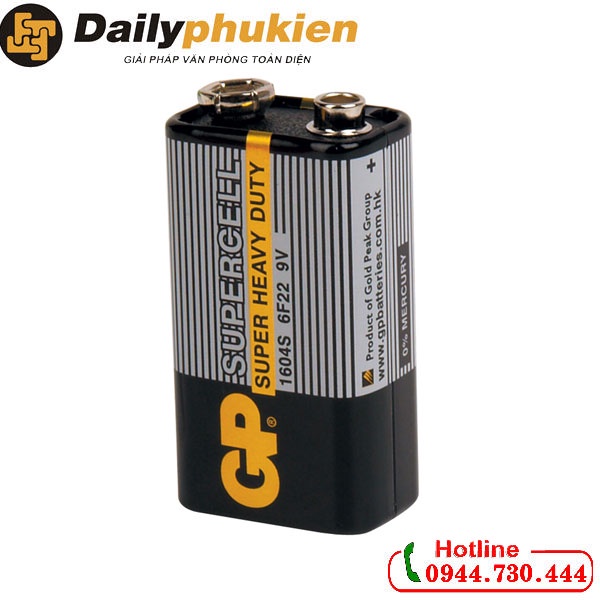 Pin 9V GP Supercell 1604S-S1 dailyphukien