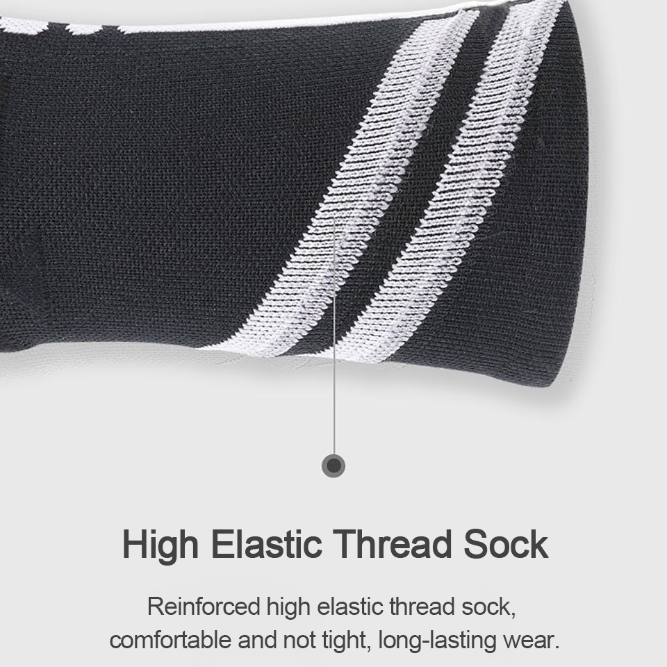 Vớ Cotton Thể Thao Dày Dặn Bảo Vệ Mắt Cá Chân Chống Trượt Thoải Mái Cho Người Lớn