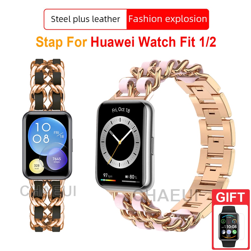 Dây Đeo Inox Cho Đồng Hồ Thông Minh Huawei Watch Fit 2/1