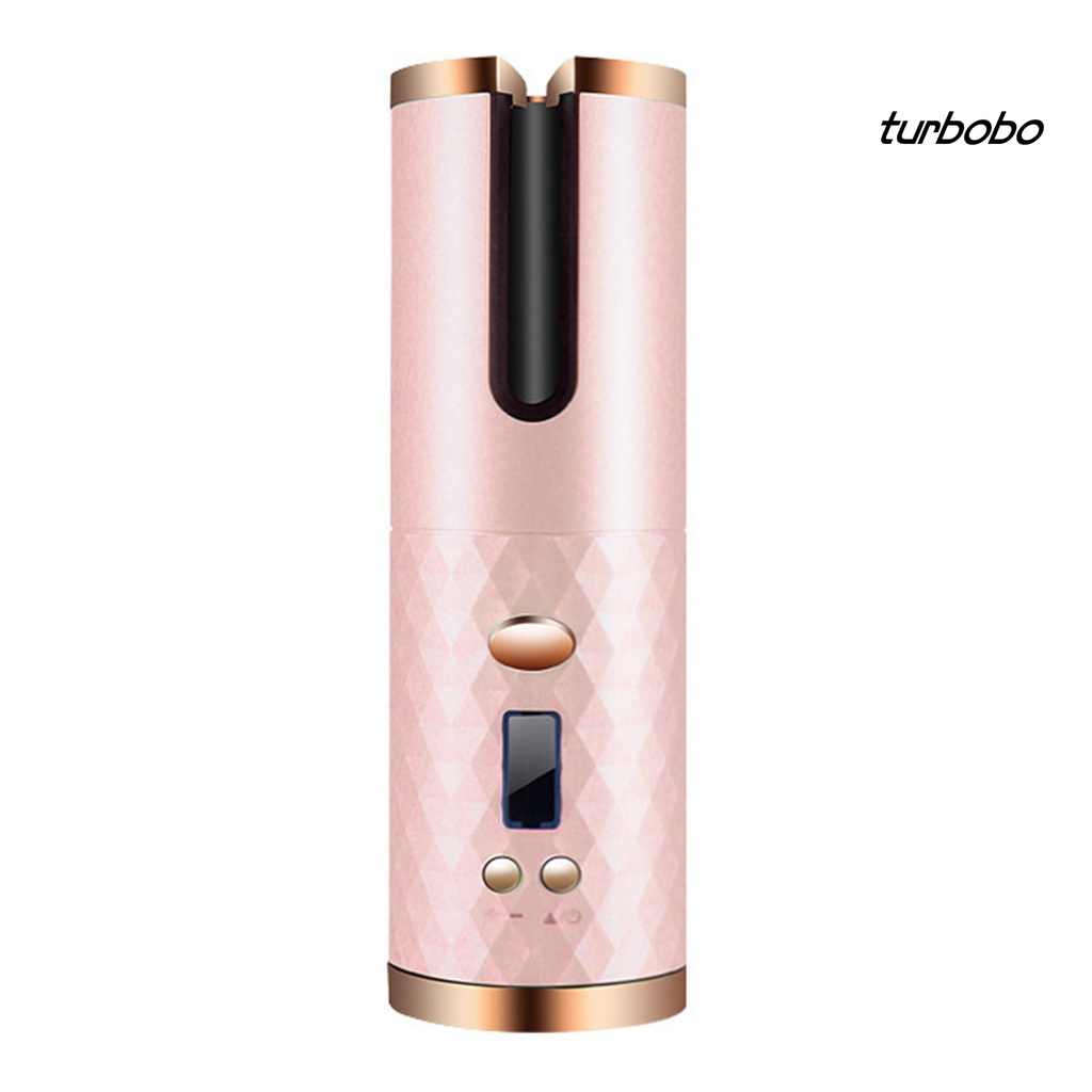 Máy uốn tóc Turbobo không dây màn hình LCD sạc USB tự động cho salon