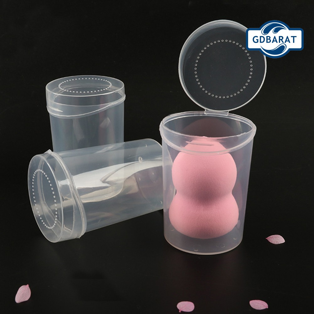 Hộp đựng mút trang điểm hình quả bầu bằng nhựa tiện dụng