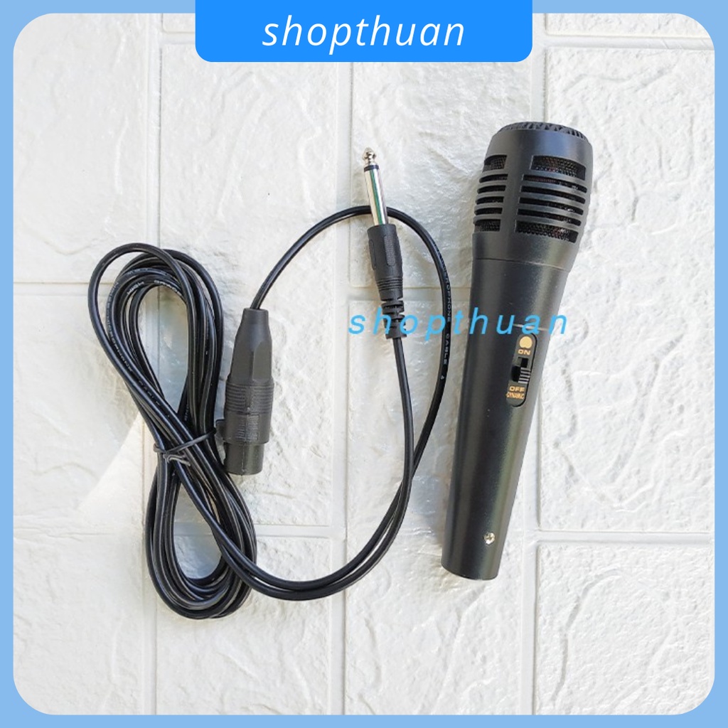 [Mã ELHACE giảm 4% đơn 300K] Micro Hát Karaoke Có Dây Giá Rẻ - Dùng Các Loa Như P88, P89