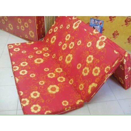 nệm gấp 3 pe 1m4x1m95x8cm