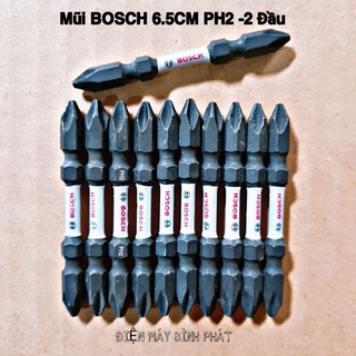 [RẺ VÔ ĐỊCH] Mũi Vít Bosch Cao Cấp  6.5cm 2 đầu PH2 Siêu Bền