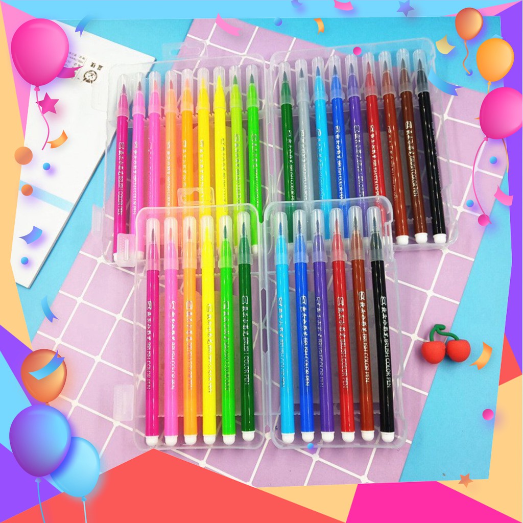 (Rẻ Là Mua) Combo 12 cây bút màu nước cho bé - 7047 (Mua Ngay)