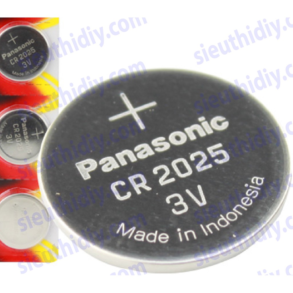 Pin CR2025 Panasonic Lithium cho chìa khóa remote điều khiển ô tô