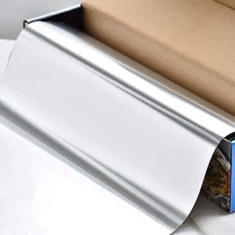 Cuộn giấy bạc nướng nhôm dùng bọc thực phẩm dùng cho nồi chiên không dầu, lò nướng