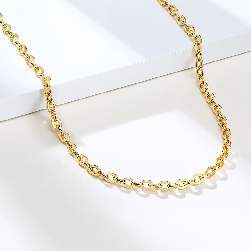 Vnox Vòng cổ mạ vàng 18K gắn chữ Nox thời trang cho nữ