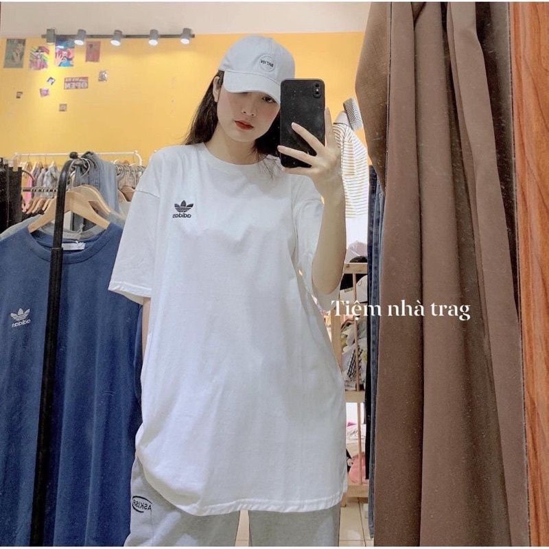Áo Thun Nữ Form Rộng Cotton Khô 3158 Unisex In Logo Das