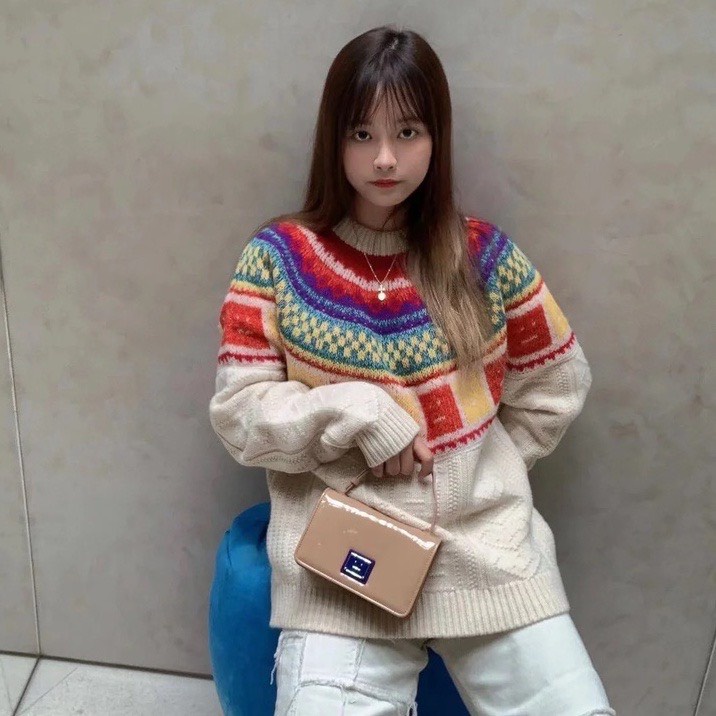 Áo Sweater Acne Studios Pattern-Embroidered Wool Jumper Knit Wear